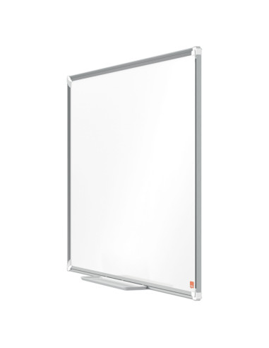 NB-1915155,Tabla NOBO Premium Plus, otel lacuit, 90x60 cm, magnetica, include marker si tavita, alb