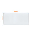 NB-1915705,Tabla NOBO Essentials, otel lacuit, 240x120 cm, magnetica, include tavita, alb