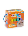 CA-43551,Creta colorata, 15 culori/cutie, CARIOCA Baby Maxi