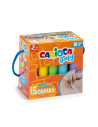 CA-43551,Creta colorata, 15 culori/cutie, CARIOCA Baby Maxi