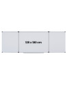 OP-26120180,Tabla alba magnetica, triptica, 120x180cm + 2 x 90x120cm, cu 5 suprafete de scris, Optima