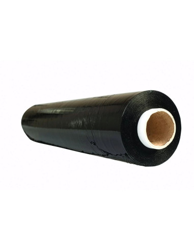 OF-15043011-05,Folie stretch neagra, uz manual, 50cm latime, 23microni, 3kg net, Office Products