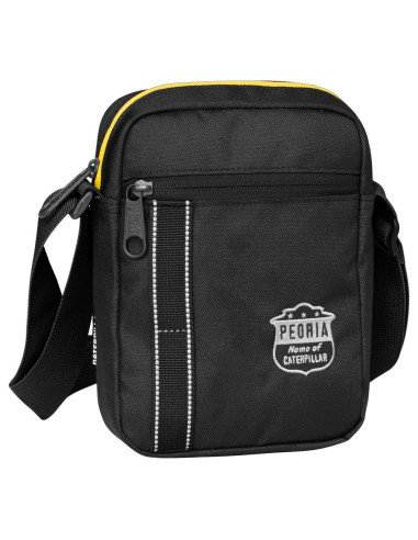 CAT-84068-12,Borseta de umar CATERPILLAR Mochilas rPET Peoria, material 600D poliester - negru/galben