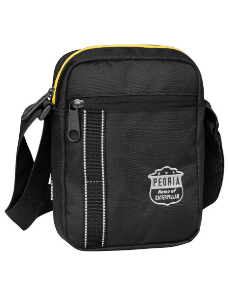 CAT-84068-12,Borseta de umar CATERPILLAR Mochilas rPET Peoria, material 600D poliester - negru/galben