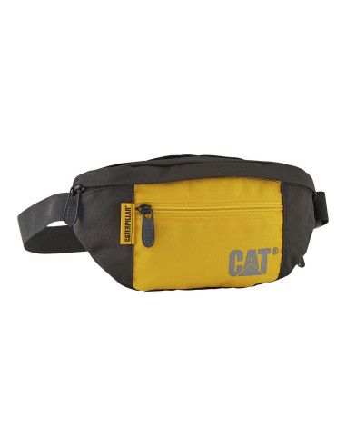 CAT-84310-12,Borseta CATERPILLAR V Power, material 600D polyester, buzunar cu fermoar - negru/galben