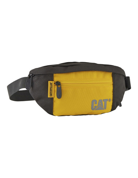 CAT-84310-12,Borseta CATERPILLAR V Power, material 600D polyester, buzunar cu fermoar - negru/galben