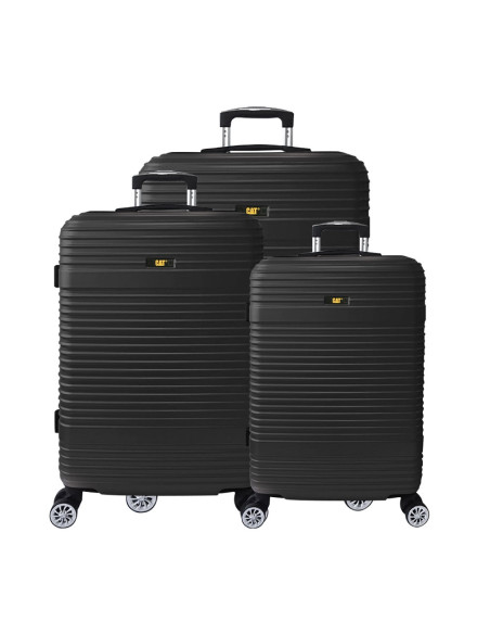 CAT-84412-01,Set 3 trollere CATERPILLAR V Power Alexa, 38L, 68L, 100L, ABS - negru