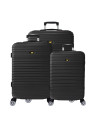 CAT-84412-01,Set 3 trollere CATERPILLAR V Power Alexa, 38L, 68L, 100L, ABS - negru