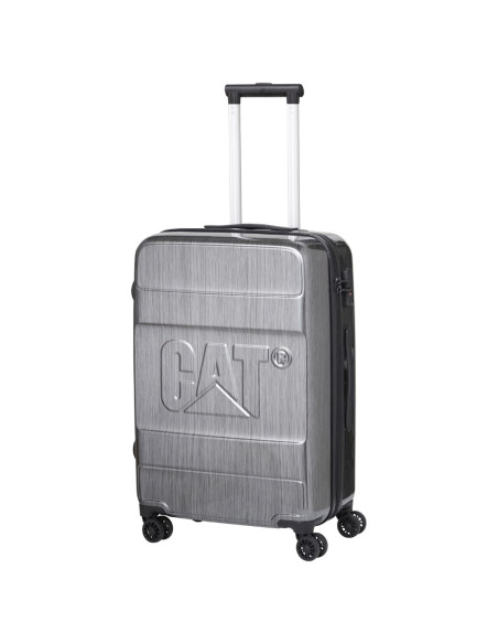 CAT-84039-95,Troller CATERPILLAR Cargo Nested, 45x26x65 cm (Lxlxh), 74L, ABS - gri lucios