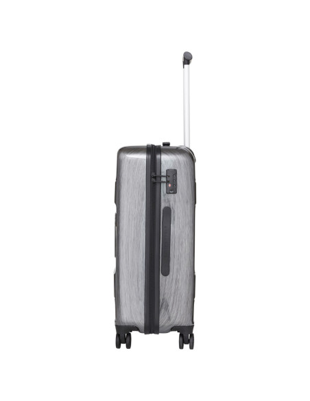 CAT-84039-95,Troller CATERPILLAR Cargo Nested, 45x26x65 cm (Lxlxh), 74L, ABS - gri lucios