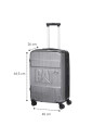 CAT-84039-95,Troller CATERPILLAR Cargo Nested, 45x26x65 cm (Lxlxh), 74L, ABS - gri lucios