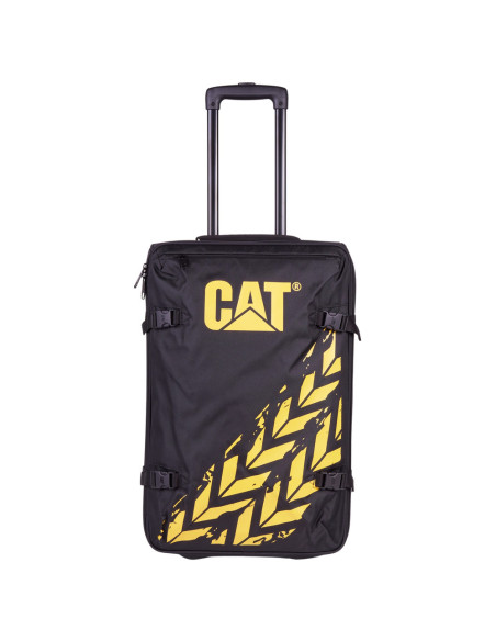 CAT-84593-588,Set 3 trollere CATERPILLAR Soft Luggage, 42L, 57L, 62L, Polyester - negru cu galben