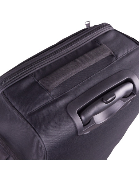 CAT-84593-588,Set 3 trollere CATERPILLAR Soft Luggage, 42L, 57L, 62L, Polyester - negru cu galben