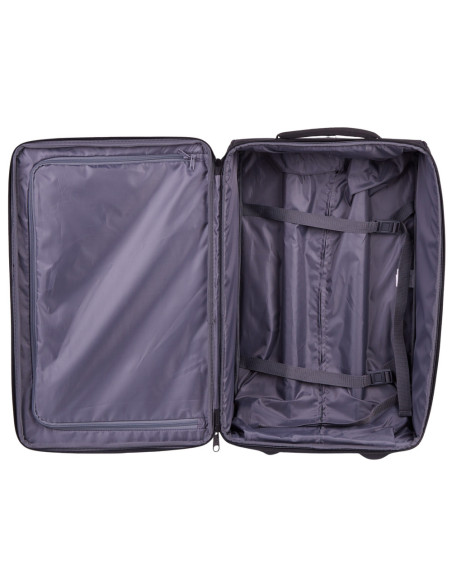 CAT-84593-588,Set 3 trollere CATERPILLAR Soft Luggage, 42L, 57L, 62L, Polyester - negru cu galben