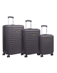 CAT-84683-01,Set 3 trollere CATERPILLAR Rockford, 35L, 59L, 92L, ABS - negru