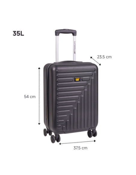 CAT-84683-01,Set 3 trollere CATERPILLAR Rockford, 35L, 59L, 92L, ABS - negru