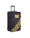 CAT-84596-588,Troller CATERPILLAR Soft Luggage, 43 x 24.5 x 71 cm (Lxlxh), 62L, Polyester - negru cu imprimeu galb