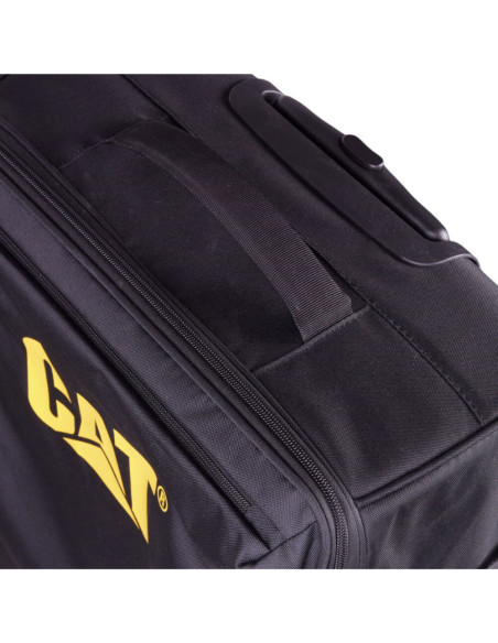 CAT-84596-588,Troller CATERPILLAR Soft Luggage, 43 x 24.5 x 71 cm (Lxlxh), 62L, Polyester - negru cu imprimeu galb