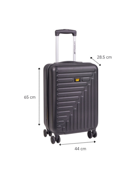 CAT-84685-01,Troller CATERPILLAR Rockford, 44 x 28.5 x 65 cm (Lxlxh), 59L, ABS - negru