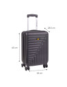 CAT-84685-01,Troller CATERPILLAR Rockford, 44 x 28.5 x 65 cm (Lxlxh), 59L, ABS - negru