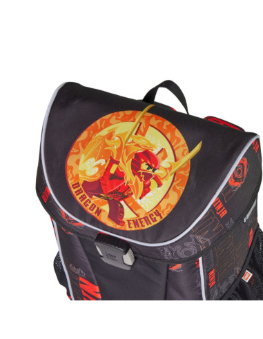 LEGO-LG-20301-2502,Geanta de scoala LEGO - design NinjaGo, Dragon Energy
