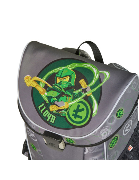 LEGO-LG-20301-2501,Geanta de scoala LEGO - design NinjaGo, Elemental Master of Energy