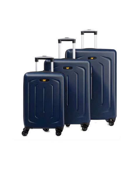 CAT-84620-184,Set 3 trollere CATERPILLAR Cargo Sculpted, 35L, 59L, 92L, ABS+PC - midnight blue