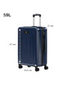 CAT-84620-184,Set 3 trollere CATERPILLAR Cargo Sculpted, 35L, 59L, 92L, ABS+PC - midnight blue