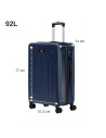 CAT-84620-184,Set 3 trollere CATERPILLAR Cargo Sculpted, 35L, 59L, 92L, ABS+PC - midnight blue