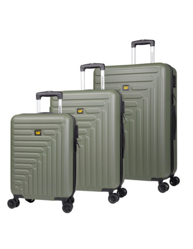 CAT-84683-551,Set 3 trollere CATERPILLAR Rockford, 35L, 59L, 92L, ABS - olive