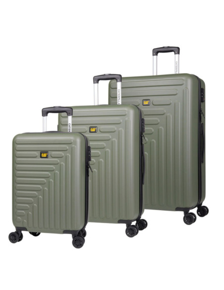 CAT-84683-551,Set 3 trollere CATERPILLAR Rockford, 35L, 59L, 92L, ABS - olive