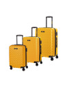 CAT-84758-42,Set 3 trollere CATERPILLAR Industrial Plate, 35L, 59L, 92L, ABS - galben