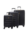 CAT-84922-01,Set 3 trollere CATERPILLAR Cargo Venture, 35L, 59L, 92L, ABS - black