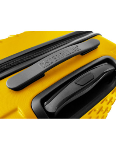 CAT-84760-42,Troller CATERPILLAR Industrial Plate, 44 x 27 x 65 cm (Lxlxh), 59L, ABS - galben