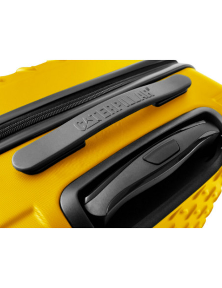 CAT-84760-42,Troller CATERPILLAR Industrial Plate, 44 x 27 x 65 cm (Lxlxh), 59L, ABS - galben