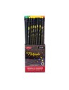 Set 72 creioane HB cu radiera Daco, Floricele