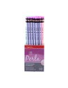 Set 72 creioane negre HB cu radiera Daco, Perla