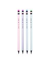 Set 72 creioane negre HB cu radiera Daco, Perla