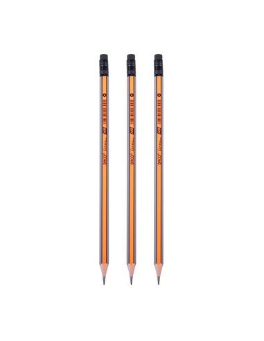 Creion negru HB cu radiera DACO CG102, Linea