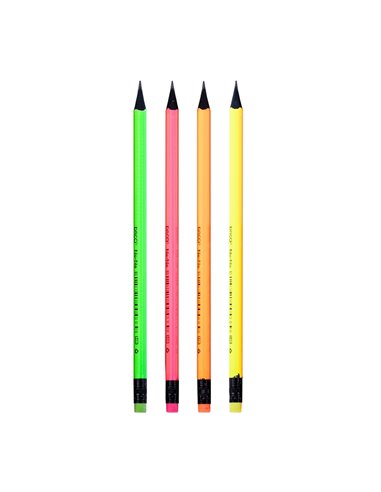 Creion negru cu radiera Daco CG201, Ne-ne