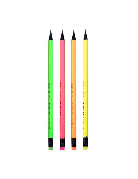 Creion negru cu radiera Daco CG201, Ne-ne