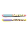Set 24 stilouri cu penita ascunsa Ecada de fete iubarete, corp din plastic
