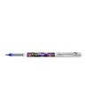 Set 24 stilouri Ecada, penita din iridiu tip F (Fine), corp din plastic, Motiv floral