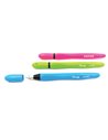 Set 24 stilouri Ecada Trendy, penita din iridiu tip F (Fine), corp din plastic colorat