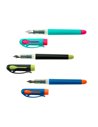 Set 24 stilouri Ecada Colorel, penita din iridiu tip F (Fine), corp din plastic