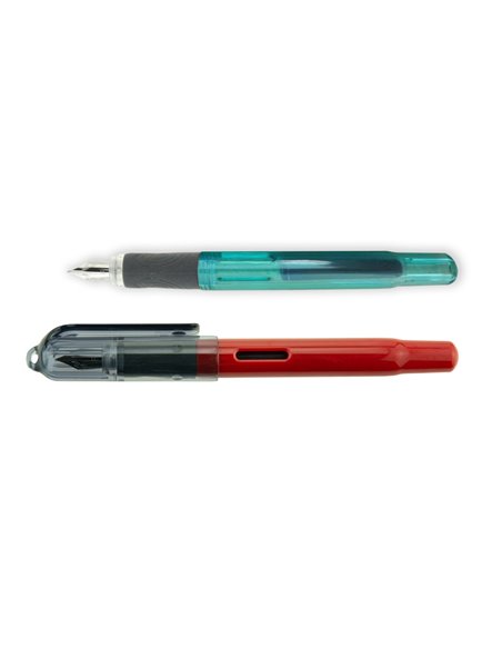 Set 24 stilouri Ecada Bombastic, penita din iridiu tip F (Fine), corp din plastic