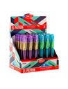 Set 24 stilouri Daco El Patron, penita din iridiu tip F (Fine), corp din plastic
