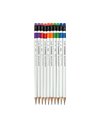 Set 72 creioane negre HB cu radiera Daco, Creionul alb