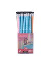 Set 72 creioane HB cu radiera Daco, Pastelat