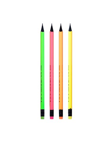 Set 72 creioane negre HB cu radiera Daco, Ne-Ne